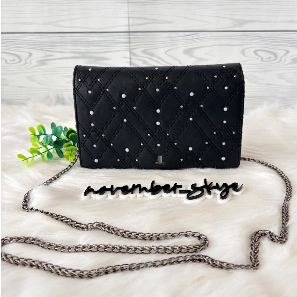 Lanvin Collectionโ Studded Quilted Leather Wallet On Chain Crossbody